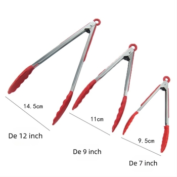 Clip de silicon pentru alimente, cu rezistență înaltă la temperatură, anti-alunecare, protecție împotriva arsurilor, multifuncțional, imprimare logo disponibilă