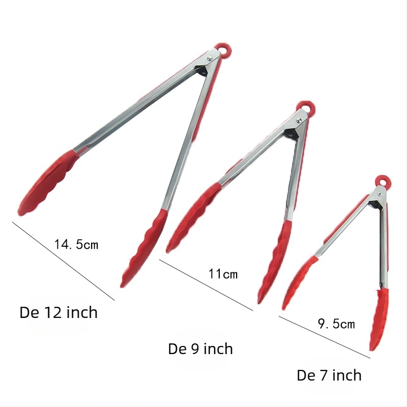 Clip de silicon pentru alimente, cu rezistență înaltă la temperatură, anti-alunecare, protecție împotriva arsurilor, multifuncțional, imprimare logo disponibilă