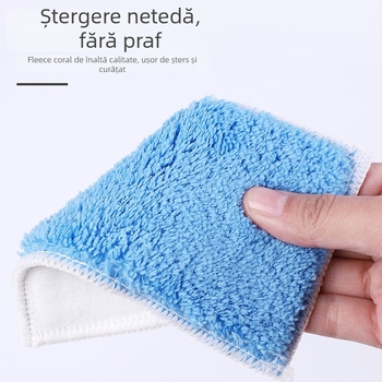 Radieră pentru tablă Magnetic King cu suprafață din ABS plastic și spate din flanel coral