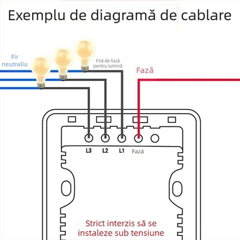Comutator wireless cu telecomandă 220V pentru iluminat casnic, tip: întrerupător cu telecomandă unic, model: Remote control switch