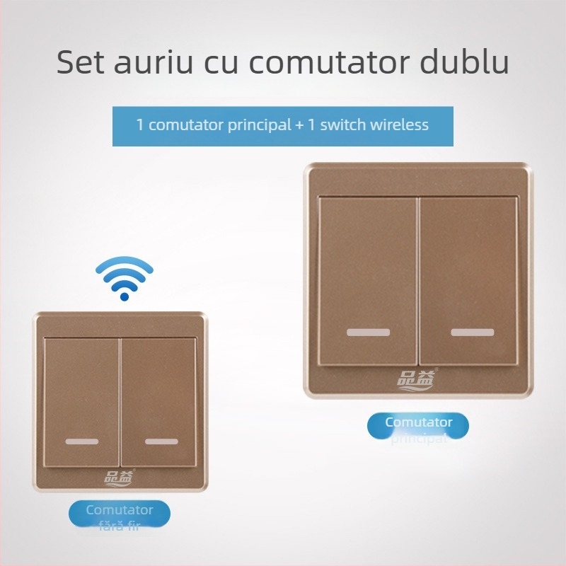 Comutator wireless cu telecomandă 220V pentru iluminat casnic, tip: întrerupător cu telecomandă unic, model: Remote control switch
