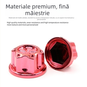 Capac de șurub pentru motocicletă - formă de orez, ABS plastic, decorativ, JS marcă