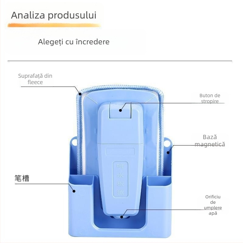 Radieră de tablă Concentrate Cleaning — spate din flanel, suprafață din flanel, neimportat