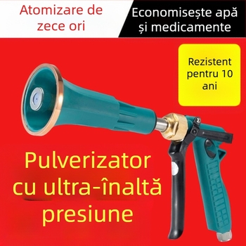 Pulverizator agricol, corp din cupru, atomizare la presiune înaltă, protecție reglabilă împotriva vântului