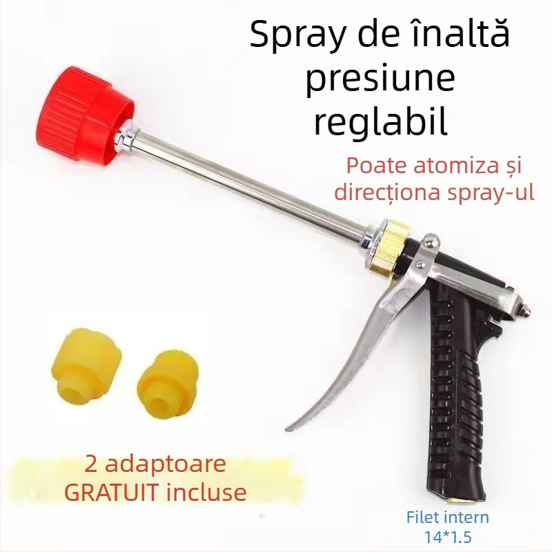 Pulverizator agricol, corp din cupru, atomizare la presiune înaltă, protecție reglabilă împotriva vântului
