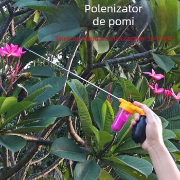 Polenizator pentru pomi fructiferi — plastic, manual, pentru livezi și grădină