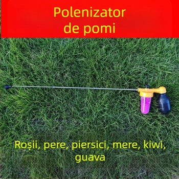 Polenizator pentru pomi fructiferi — plastic, manual, pentru livezi și grădină
