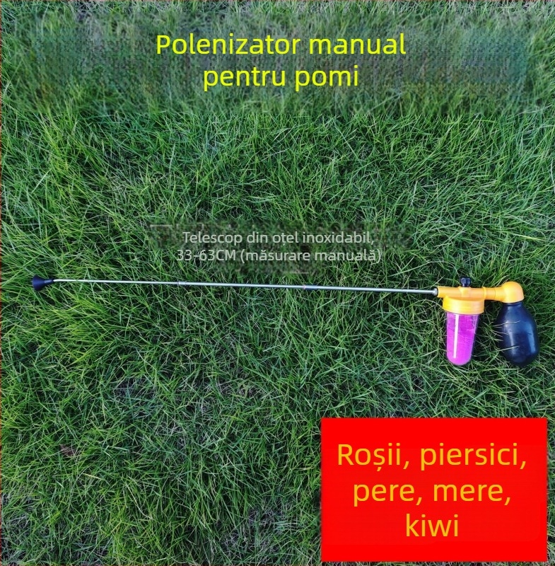 Polenizator pentru pomi fructiferi — plastic, manual, pentru livezi și grădină