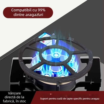 Chaoyu Suport pentru oale din fontă pentru aragaz cu gaz — universal cu 4 sau 5 gheare, pentru wok și oală de lapte, design modern minimalist