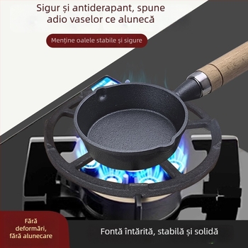 Chaoyu Suport pentru oale din fontă pentru aragaz cu gaz — universal cu 4 sau 5 gheare, pentru wok și oală de lapte, design modern minimalist