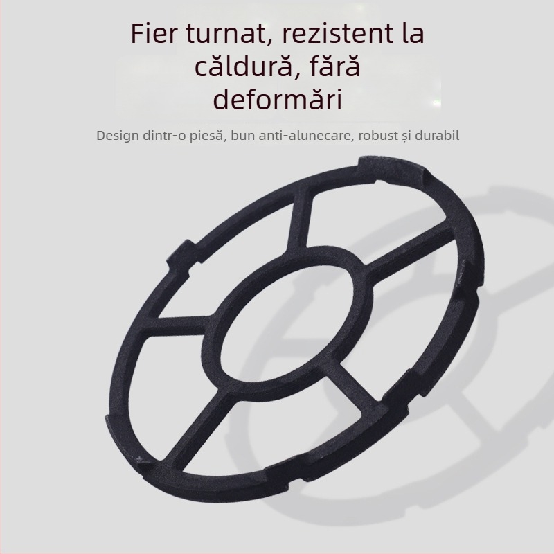 Chaoyu Suport pentru oale din fontă pentru aragaz cu gaz — universal cu 4 sau 5 gheare, pentru wok și oală de lapte, design modern minimalist