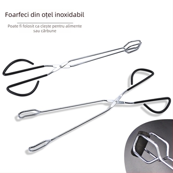 Clești Weiyi din oțel cu carbon – pentru mâncare, pâine și grătar, multifuncționale, stil minimalist modern, origine Yangjiang