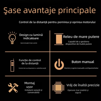 Guoyi Electric întrerupător de control de la distanță pentru controlul puterii; interval de temperatură -20 până la 50 °C; telecomandă; certificare: niciuna