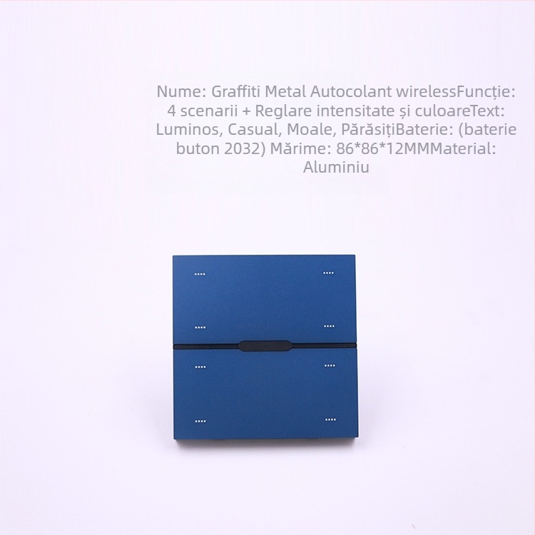 Comutator Zigbee wireless cu opt taste pentru reglarea intensității luminii și scenelor