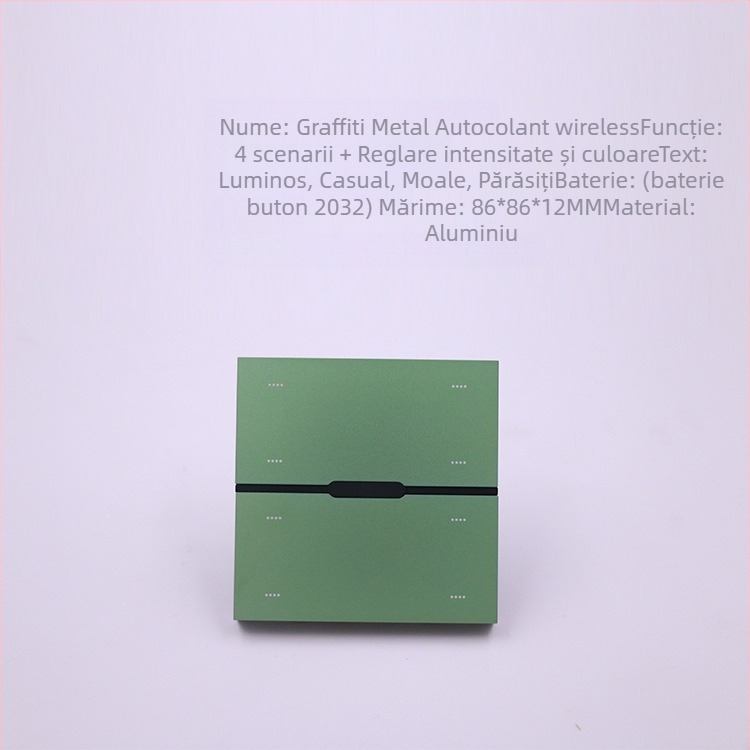 Comutator Zigbee wireless cu opt taste pentru reglarea intensității luminii și scenelor