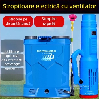 Stropitor electric agricol Sheng bangrong, set din trei piese, baterie cu litiu, tensiune înaltă, pulverizator pentru pesticide cu dezinfectare