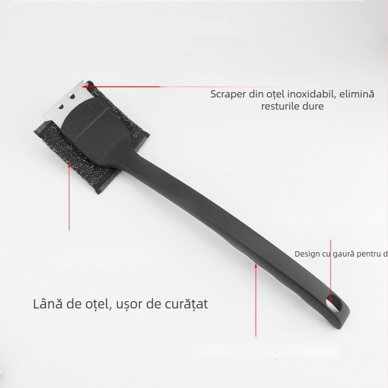 Perie de curățare pentru grătar cu țesătură de sârmă și mâner PP, set 25 bucăți, 103 g, potrivit pentru grătar și acvariu