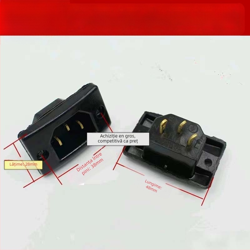 Accesoriu priză cu trei găuri pentru oală electrică și wok