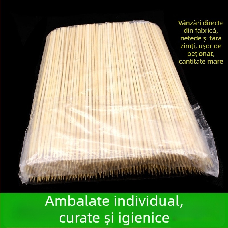 Bețe de bambus pentru grătar, uz casnic, frigărui de miel, marca Kewen