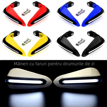 Mânere de protecție pentru motocicletă cu lumini de zi – Mosjpgz, universale, compatibile MSX125