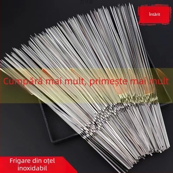 Set de frigărui pentru grătar de uz casnic — rotunde, îngroșate și întărite, reutilizabile