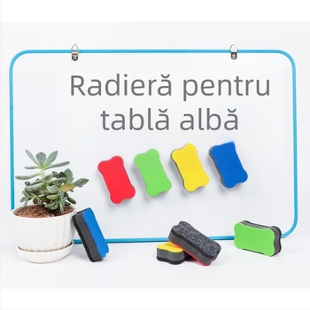 JR Radieră pentru tablă albă cu spate EVA și suprafață din fetru