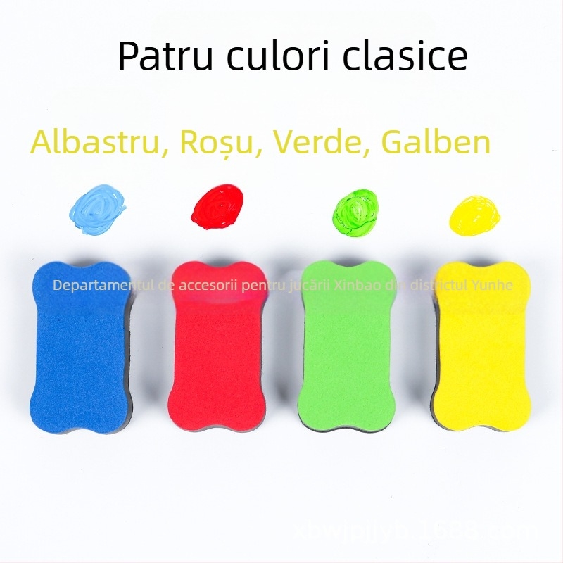 JR Radieră pentru tablă albă cu spate EVA și suprafață din fetru