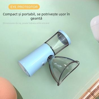 H11 Nano Atomizare Îngrijire Ochi — Pulverizator Portabil pentru Față și Ochi, Ceață Rece, Baterie Încorporată 300–500 mAh, Timp de ceață ≤10 s, 1 Viteză