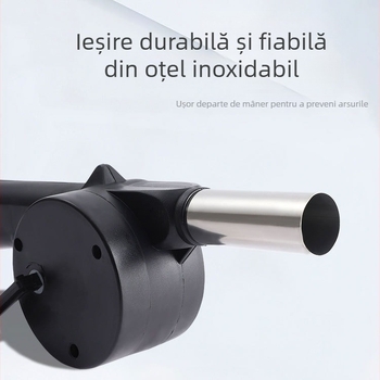 Suflător manual pentru grătar în aer liber și camping, ajutor la aprinderea cărbunilor, origine Yongkang, stil simplitate modernă