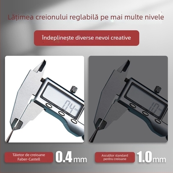 Faber-Castell ascuțitor de creioane pentru schițe, manual, model 381804, plastic, 0,27 kg