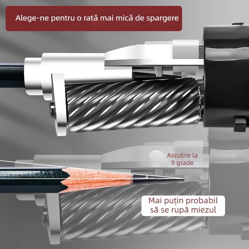 Faber-Castell ascuțitor de creioane pentru schițe, manual, model 381804, plastic, 0,27 kg