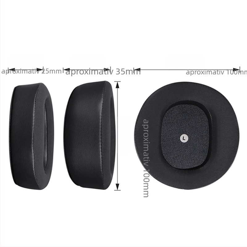 Perne pentru urechi pentru căști Audeze Maxwell, piele artificială, gel rece respirabil