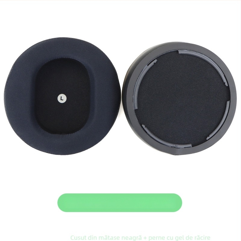 Perne pentru urechi pentru căști Audeze Maxwell, piele artificială, gel rece respirabil