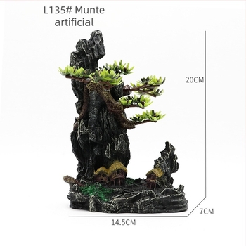 Pietre decorative din rășină pentru acvariu – material ecologic, marcă manu, stil natural, greutate aproximativă 300 g