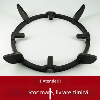 Suport pentru aragaz din fontă marca Leyi, cu suport antiderapant pentru oale mici, model ZHUTIE, fără montaj, greutate netă 0,4 kg