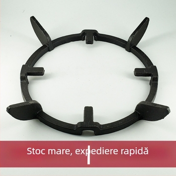 Suport pentru aragaz din fontă marca Leyi, cu suport antiderapant pentru oale mici, model ZHUTIE, fără montaj, greutate netă 0,4 kg