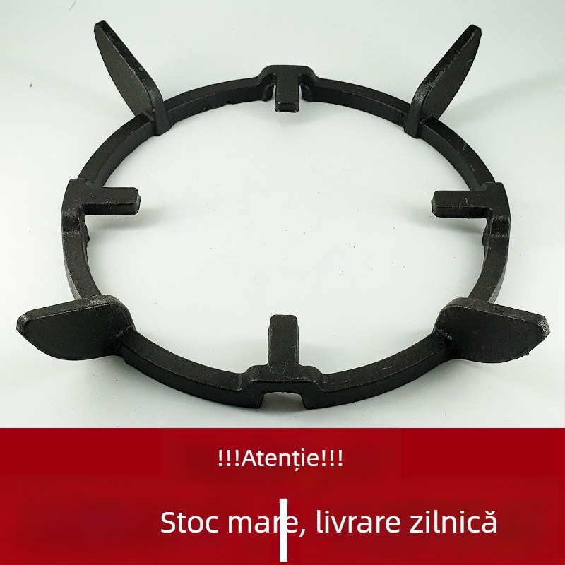 Suport pentru aragaz din fontă marca Leyi, cu suport antiderapant pentru oale mici, model ZHUTIE, fără montaj, greutate netă 0,4 kg