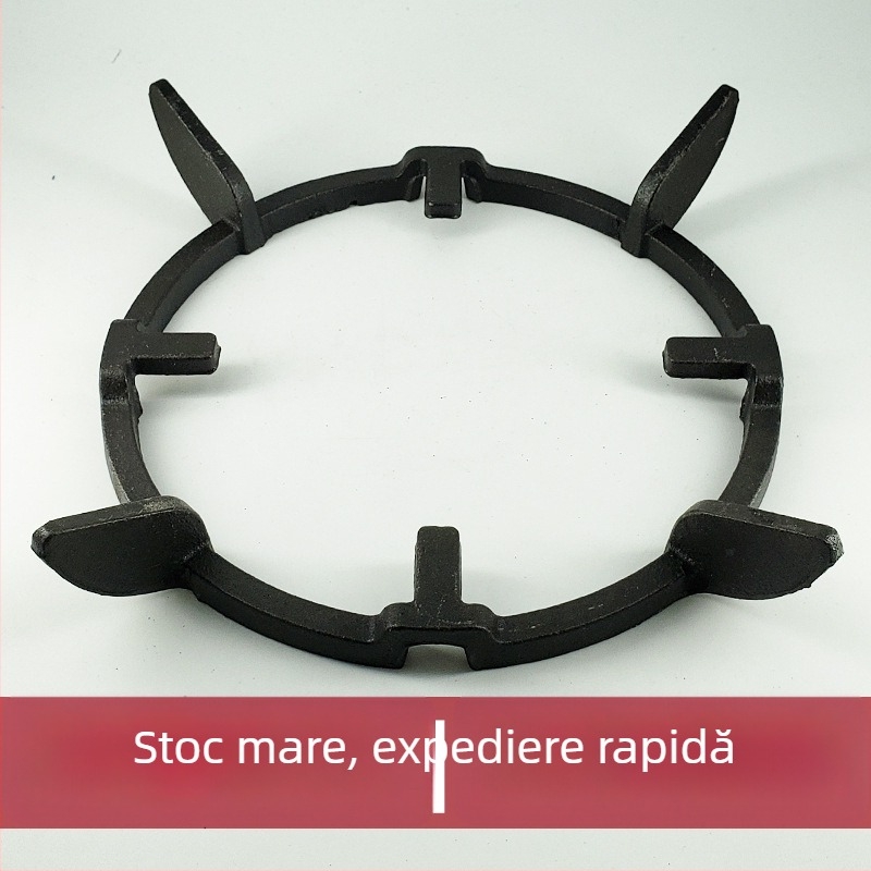 Suport pentru aragaz din fontă marca Leyi, cu suport antiderapant pentru oale mici, model ZHUTIE, fără montaj, greutate netă 0,4 kg