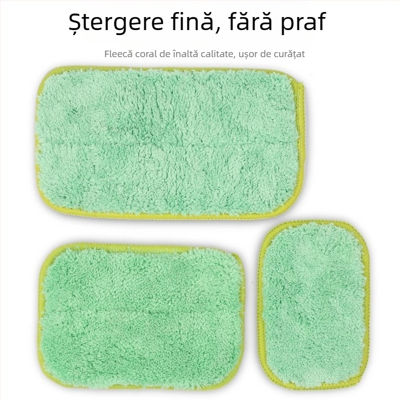 Feather robe Radieră pentru cretă, velur coral, magnetică, înlocuibilă pentru table albe și plăci de desen