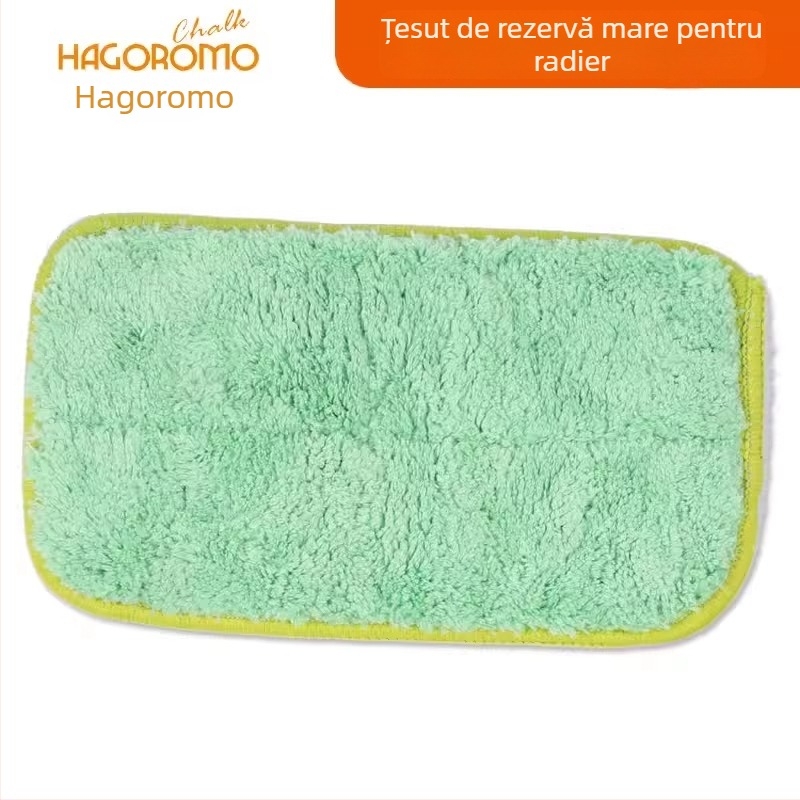 Feather robe Radieră pentru cretă, velur coral, magnetică, înlocuibilă pentru table albe și plăci de desen