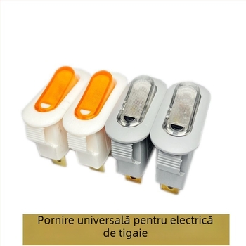 Comutator pentru tigaie electrică/wok, multifuncțional, tip vas în formă de barcă, iluminat, certificat CQC, tensiune nominală ≤250V, durată de viață electrică 10000 cicluri