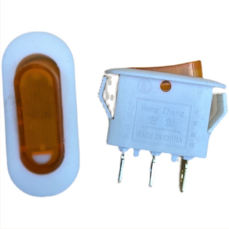 Comutator pentru tigaie electrică/wok, multifuncțional, tip vas în formă de barcă, iluminat, certificat CQC, tensiune nominală ≤250V, durată de viață electrică 10000 cicluri