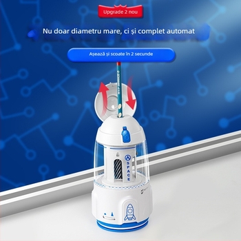 Ascuțitor electric automat pentru creioane | Model M3119-1; Material plastic; Formă geometrică; Acționare electrică