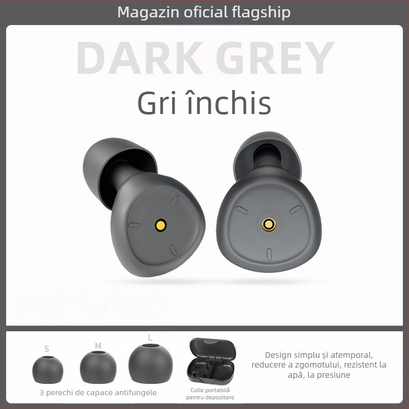 Protecții pentru urechi din silicon pentru somn și studiu, reducere a zgomotului de 38 dB, lavabile