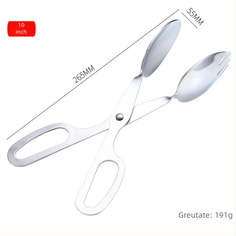 Clip pentru alimente din oțel inoxidabil pentru salată, coacere și grătar – anti-ardere, gata pentru logo, personalizabil