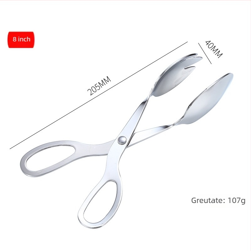 Clip pentru alimente din oțel inoxidabil pentru salată, coacere și grătar – anti-ardere, gata pentru logo, personalizabil