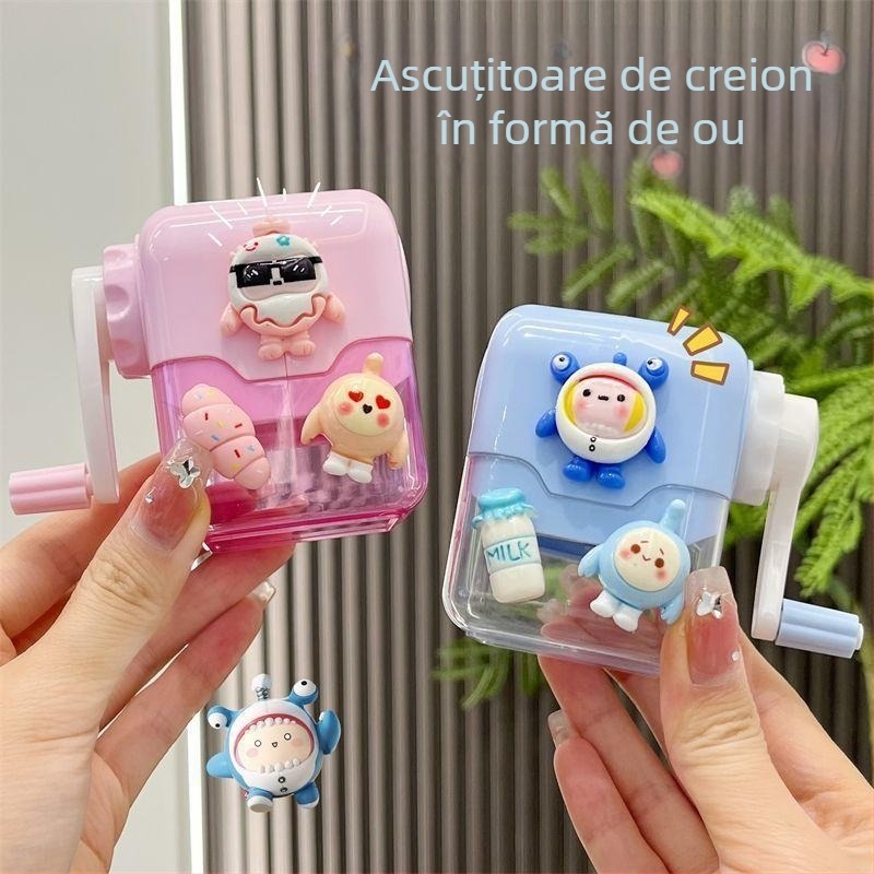 Ascuțitor de creioane – desen animat Nezha pentru copii; metal, fără marcă, net importat, nu este cadou, fără autorizare IP