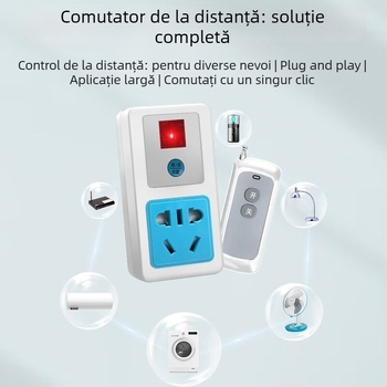 Priză cu telecomandă pentru pompă de apă, putere mare, 220V, corp din cupru, certificat CCC, standard național.