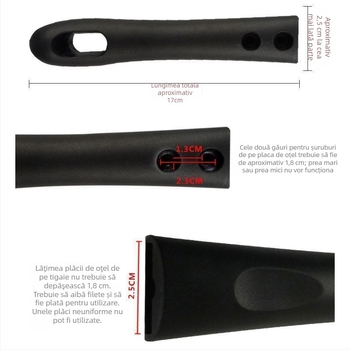 Mâner wok, protecție la arsură, material PP, compatibil cu plitele cu inducție Supor