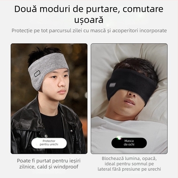 Protecții auditive izolante pentru somn pe o parte, pluș, izolare fonică, adulți, pentru ciclism